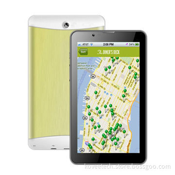 Android tablets, 7-inch, GSM calling function, GPS, FM Radio support